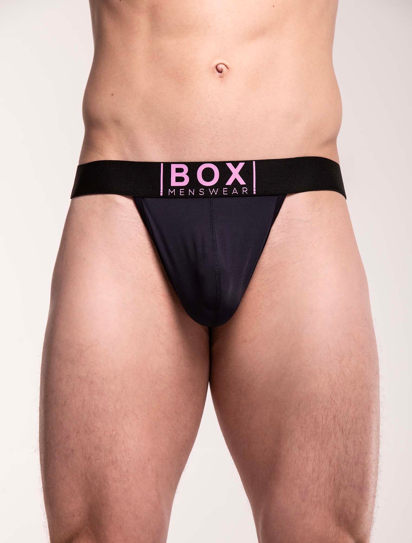 Mens Lux Thong - Navy & Pale Pink