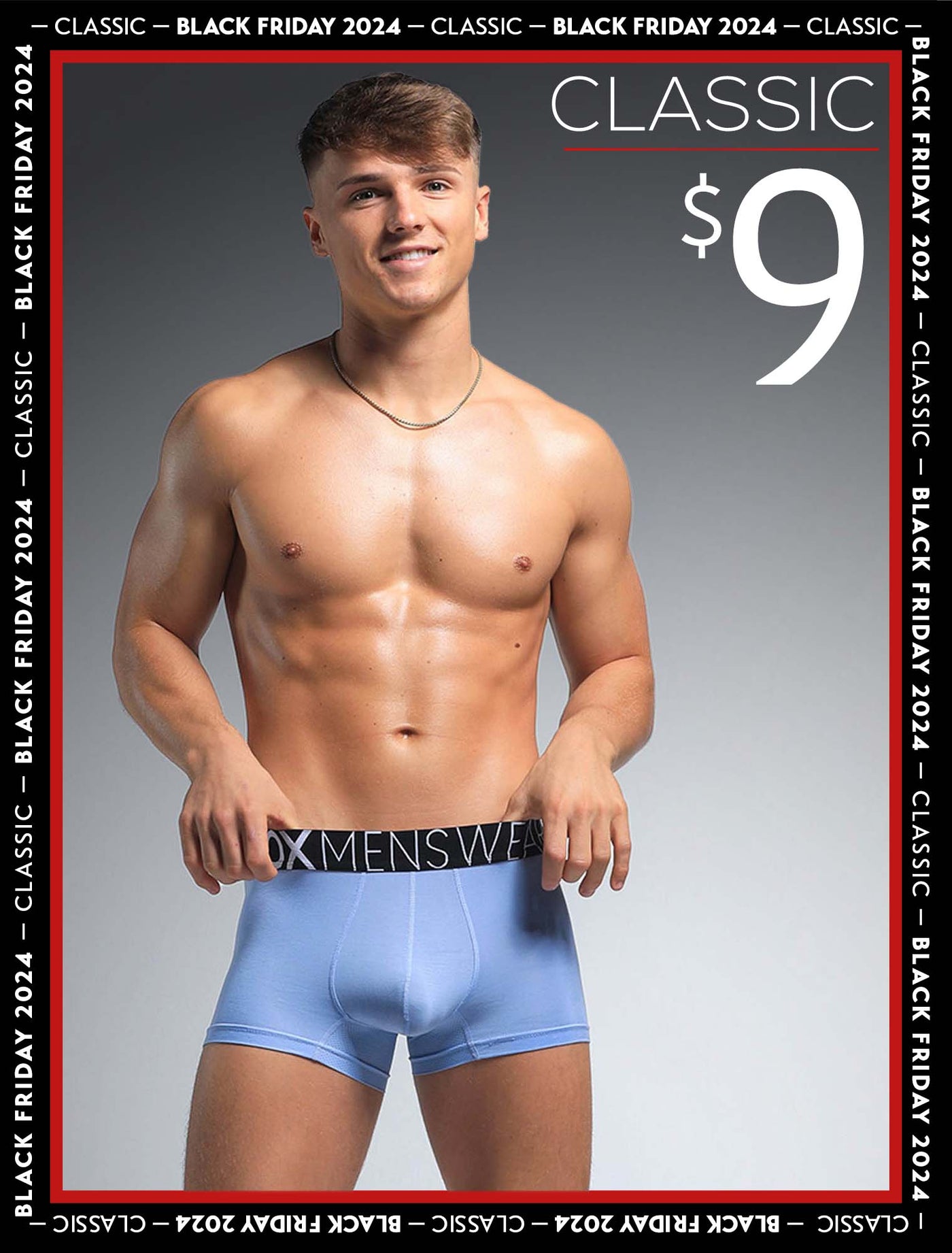 King Fit Boxers - Powder Blue