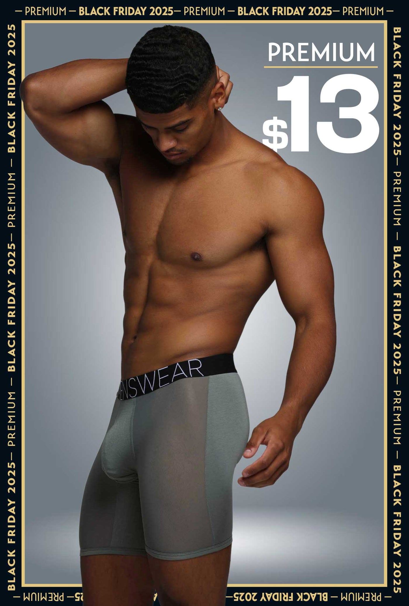 King Fit Mesh Panel - Transparent Crotch: Gun Metal Grey