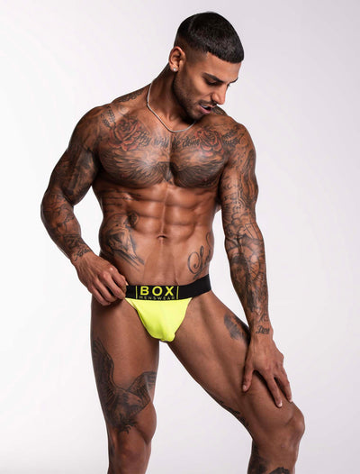 Mens Lux Thong - Neon Flash
