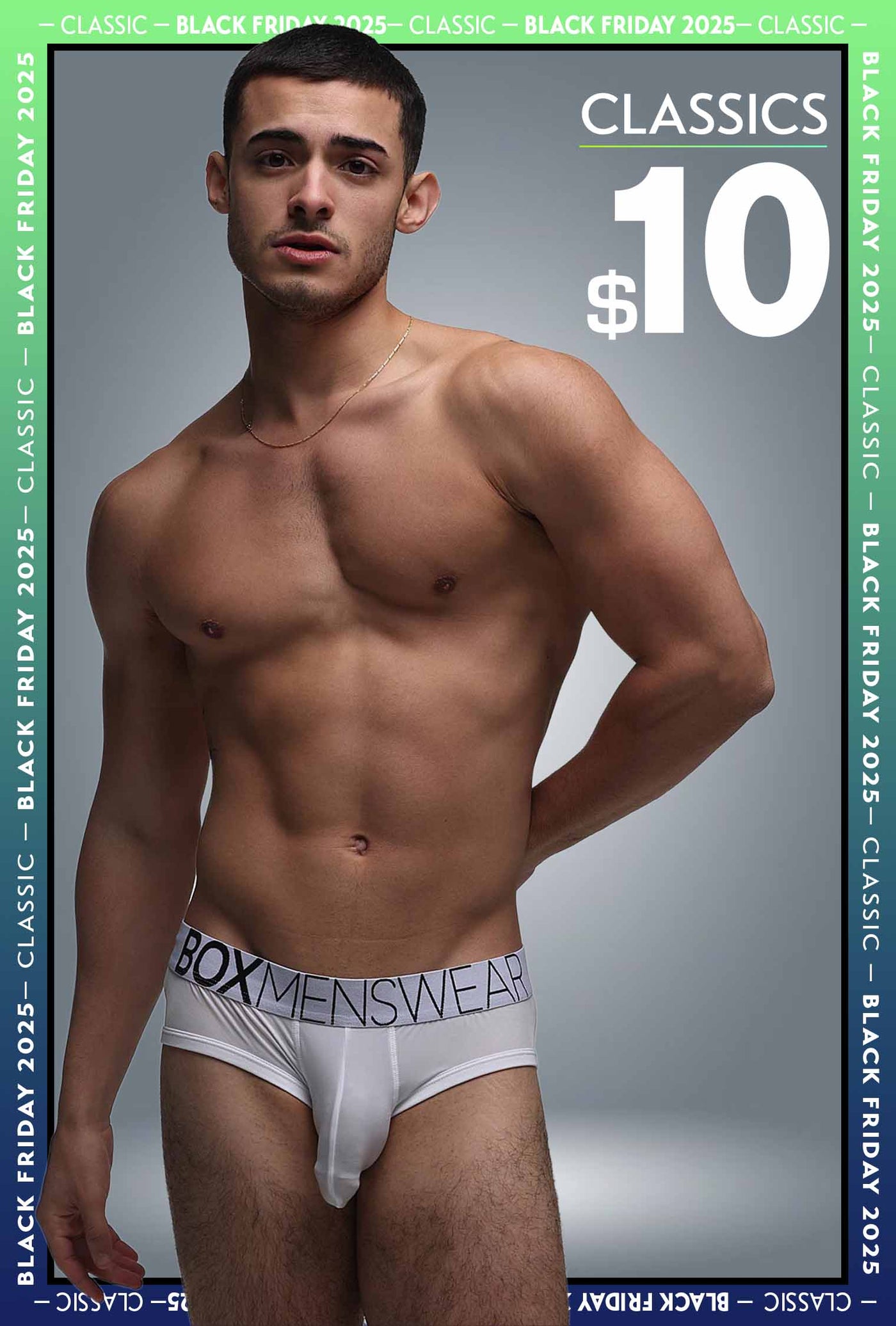 Mens Hipster Trunks: Defined Crotch - White