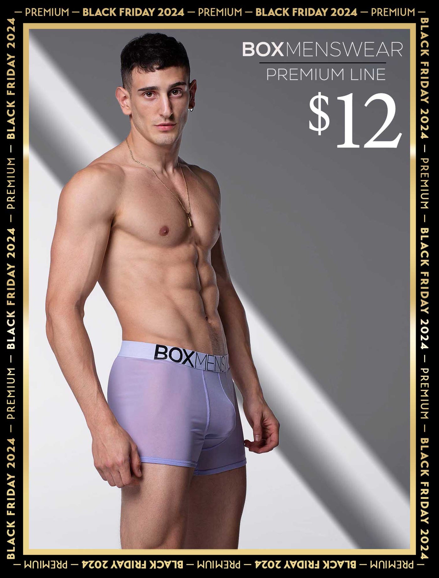 All Over Mesh Boxers - Soft Lavender