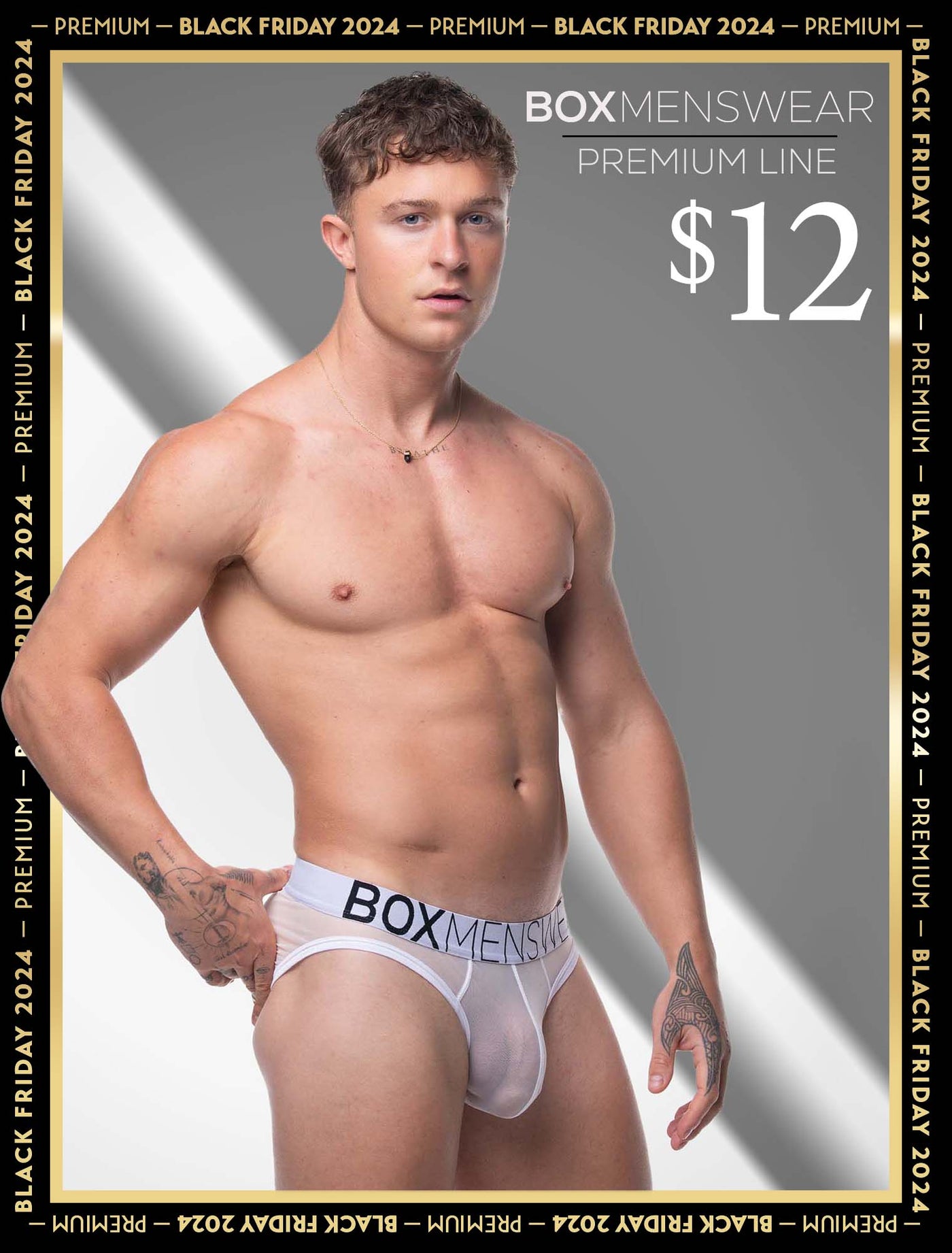 All Over Mesh Briefs - White