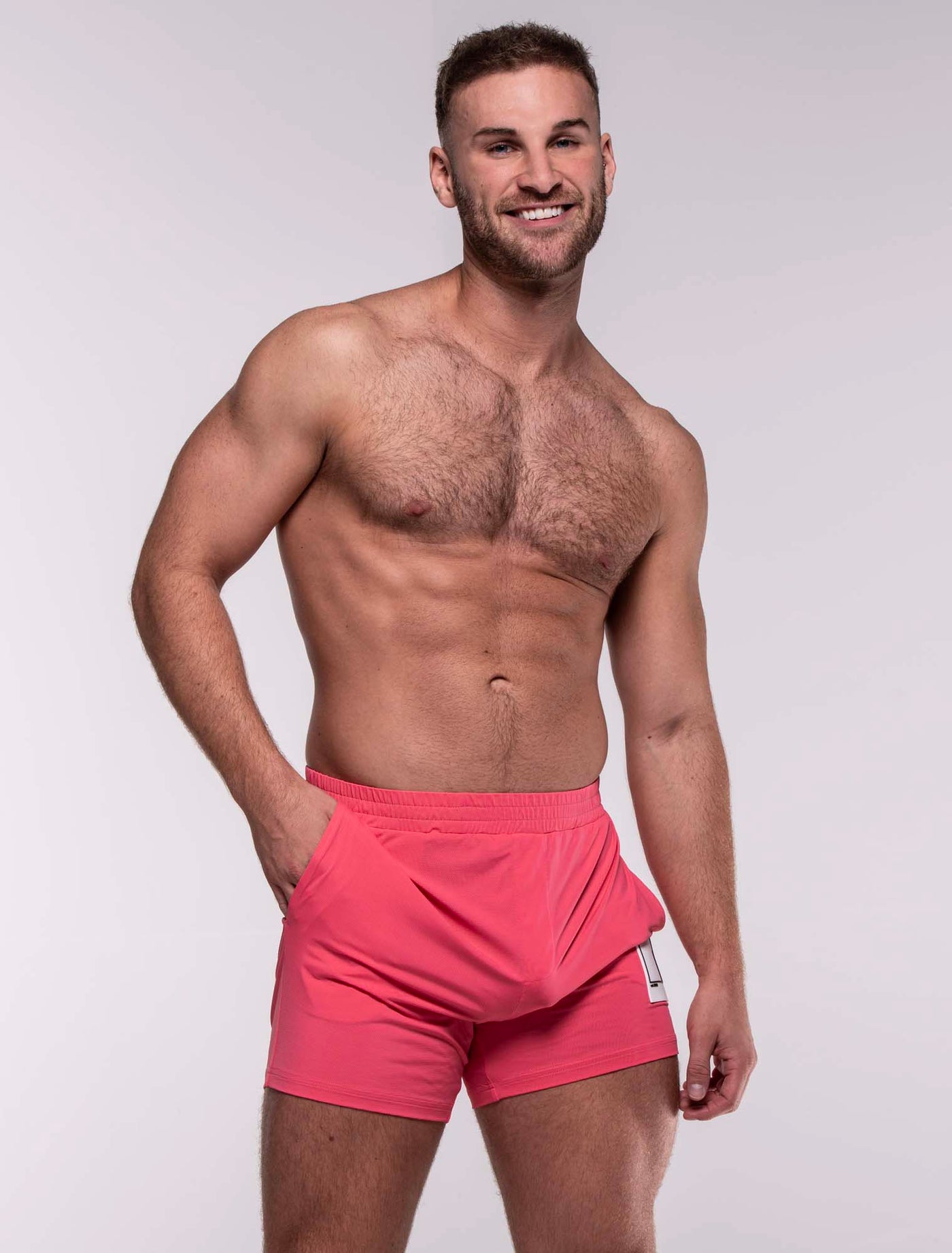 Mesh Soccer Shorts - Mascot Pink