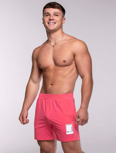 Mesh Soccer Shorts - Mascot Pink