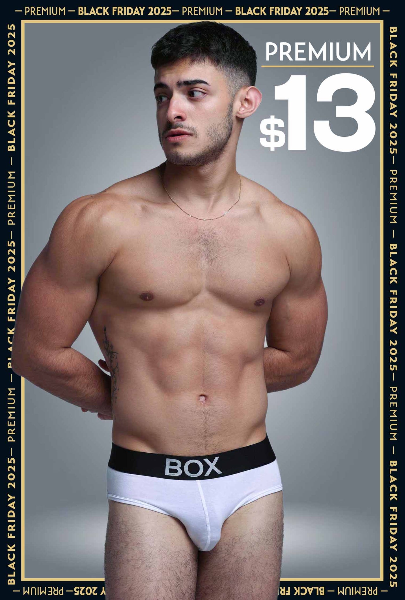 Metallic Modal Briefs - White & Silver