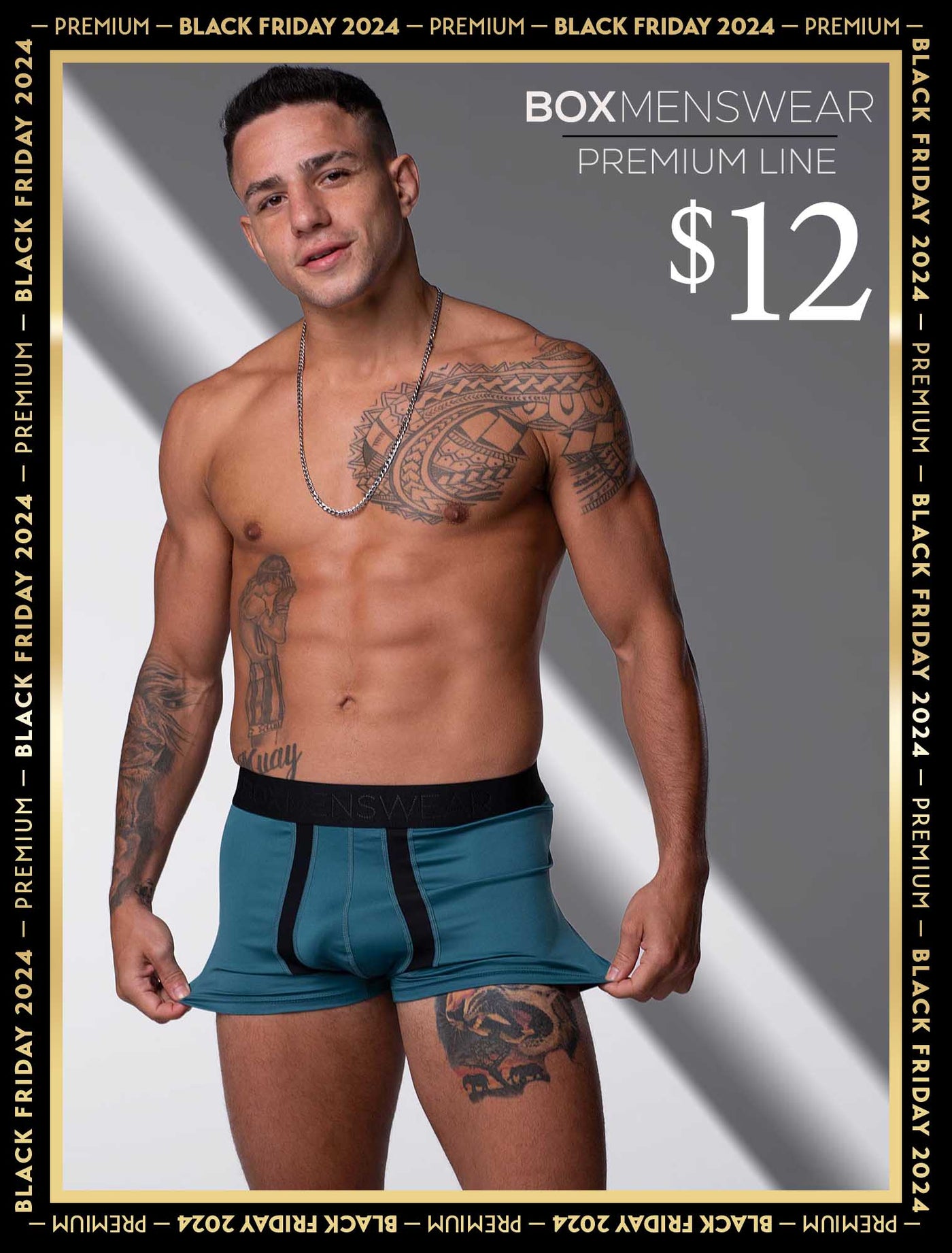 Motion Mesh Boxers - Aqua