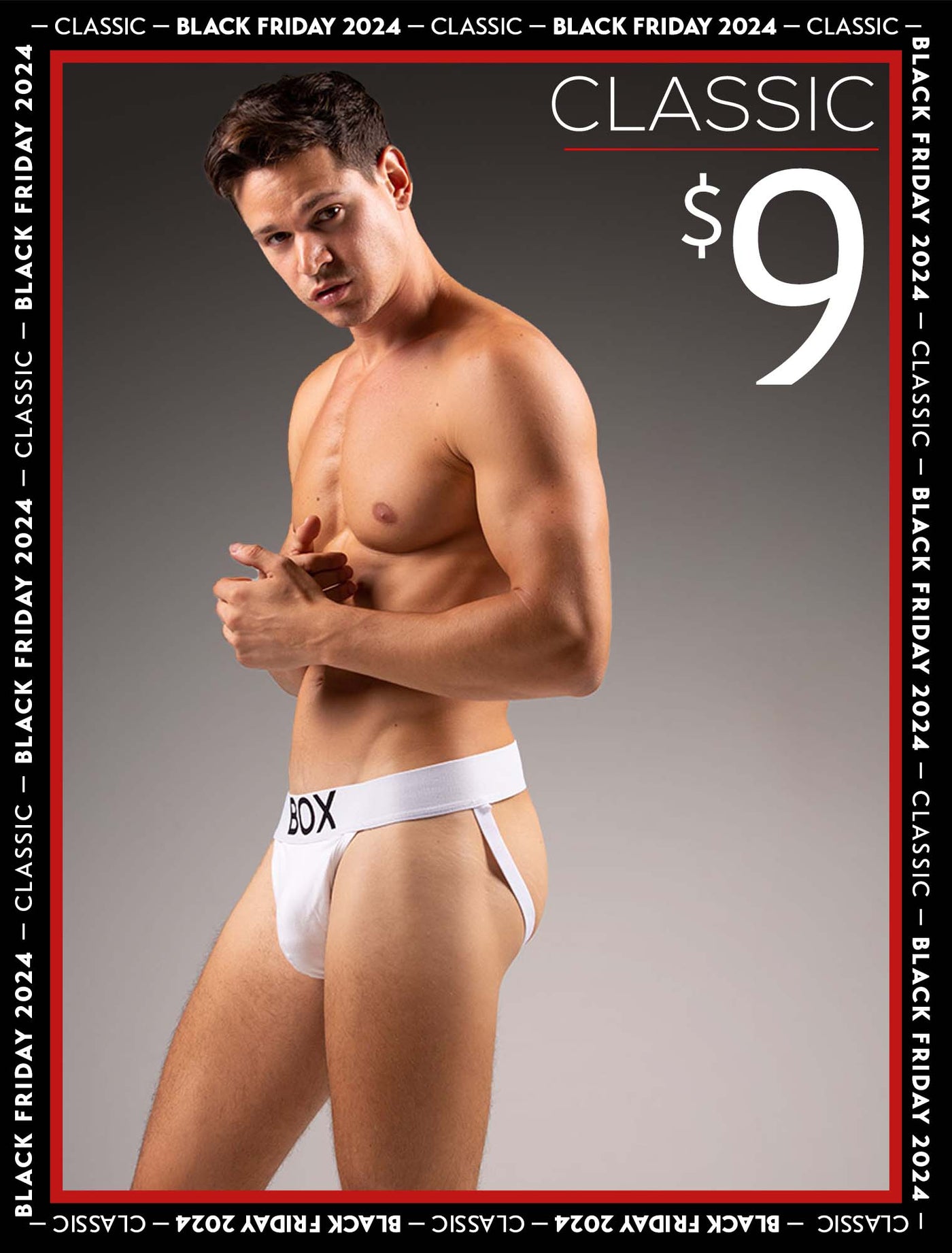 Mens White Jockstrap