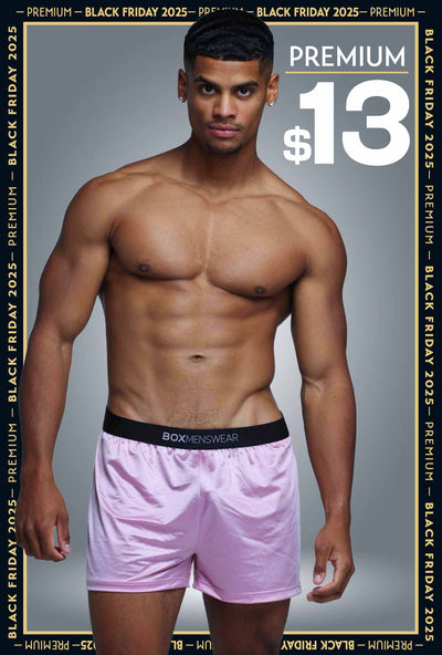 Satin Boxers - Pink Tease