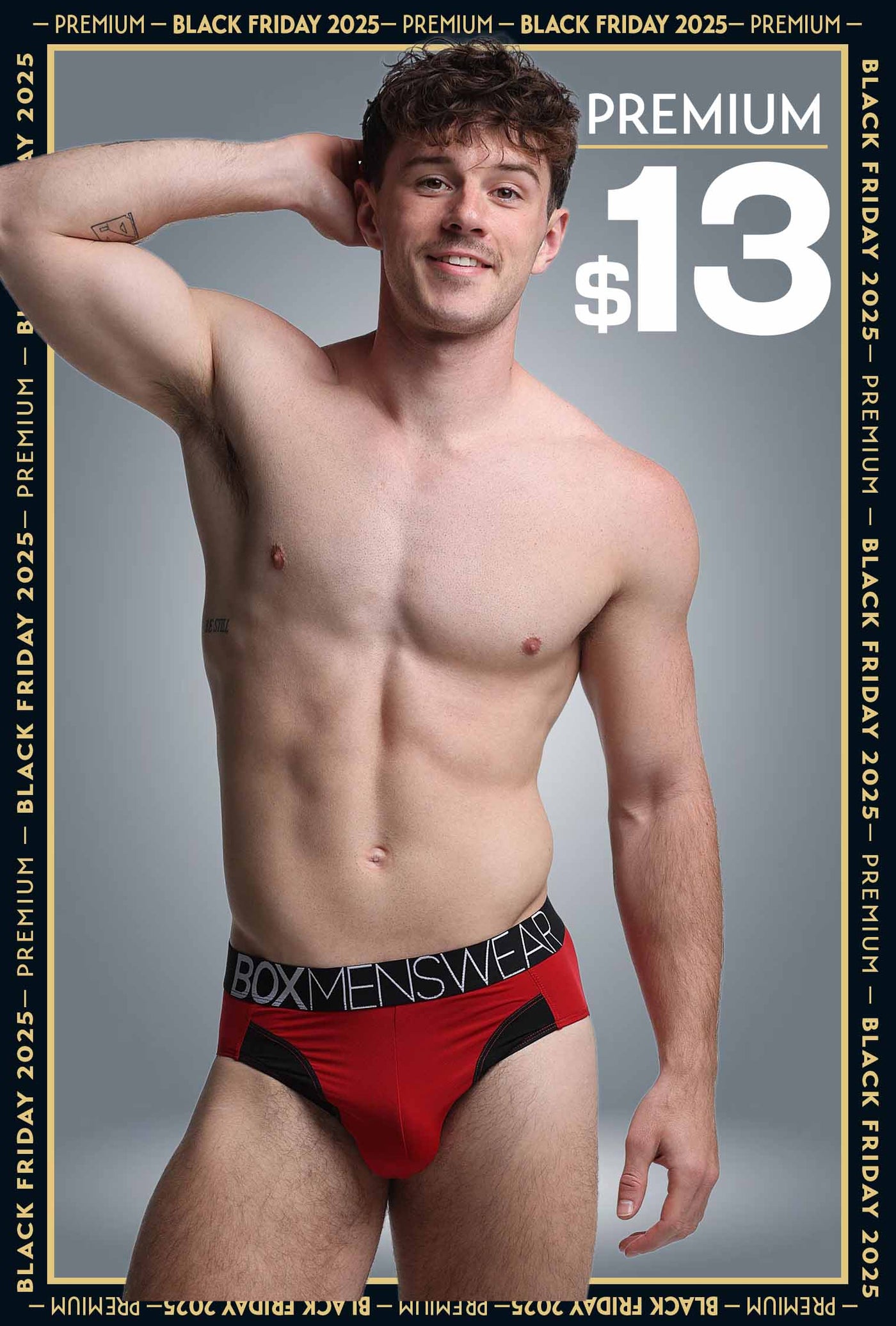 Prince Fit Briefs - Red & Black