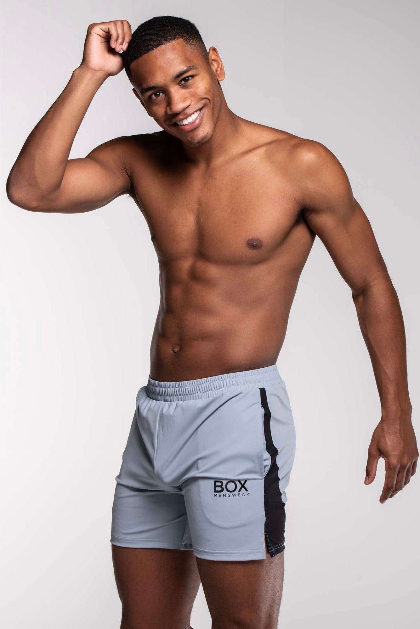 Mesh Panel Sports Shorts - Tide Blue - boxmenswear - {{variant_title}}