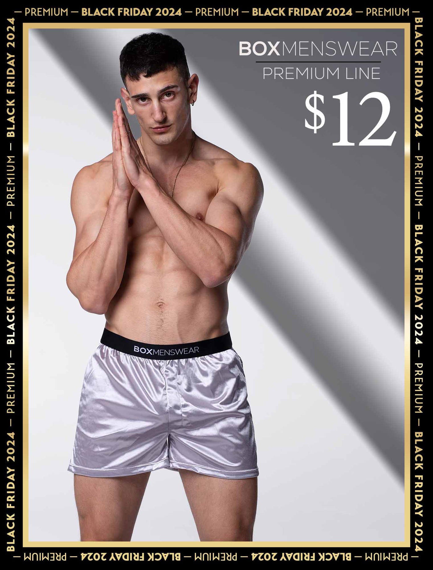 Silk Decline Boxer Shorts - Splendid Grey