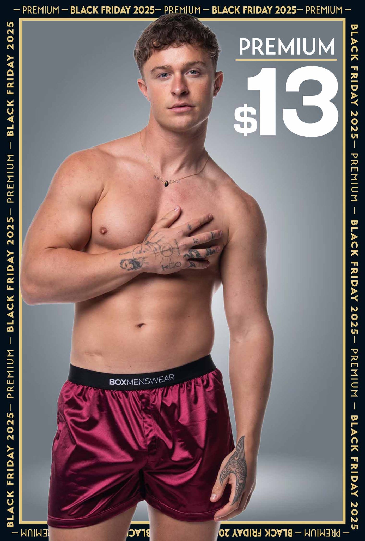 Silk Decline Boxer Shorts - Champagne Lux