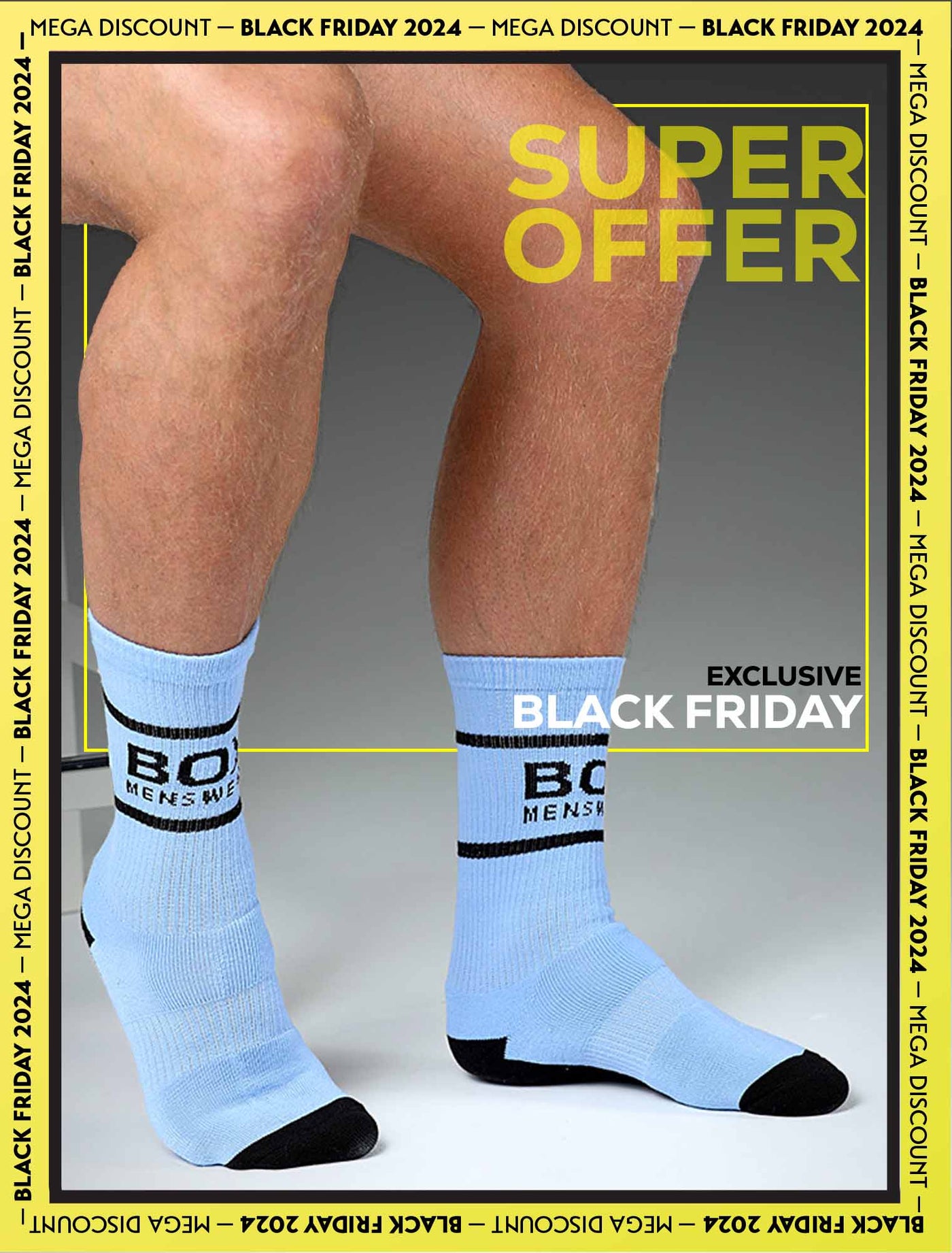 Soft Blue Lux Sports Socks