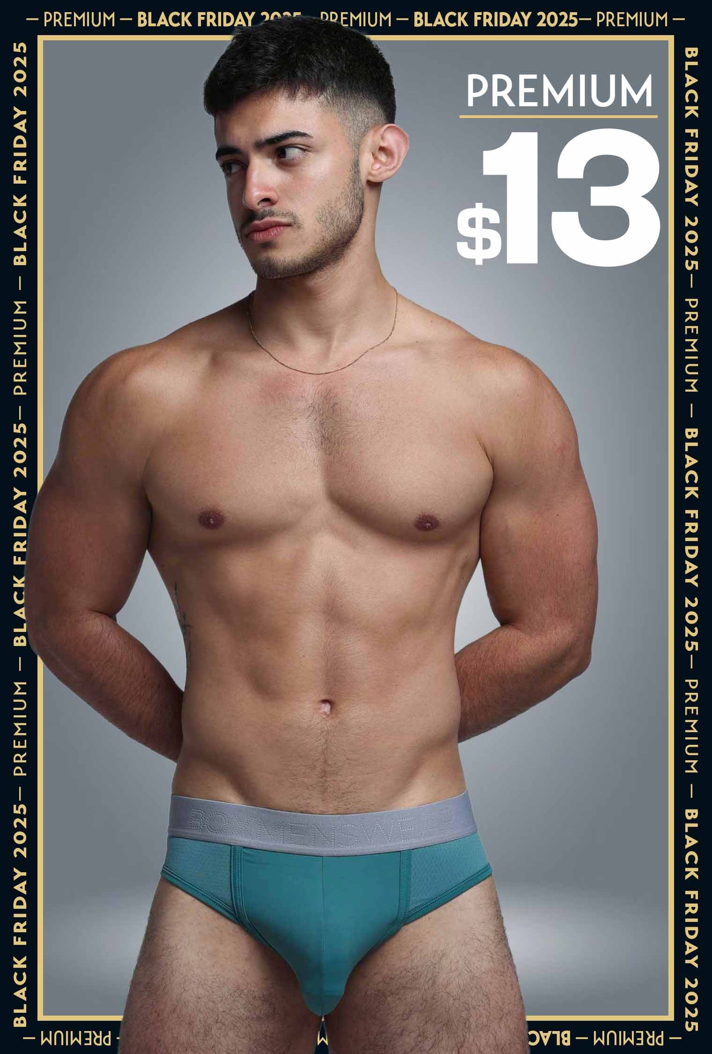 Mesh Panel Briefs - Riviera Teal