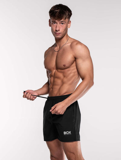 "The Fit" Sports Shorts - Jet Black