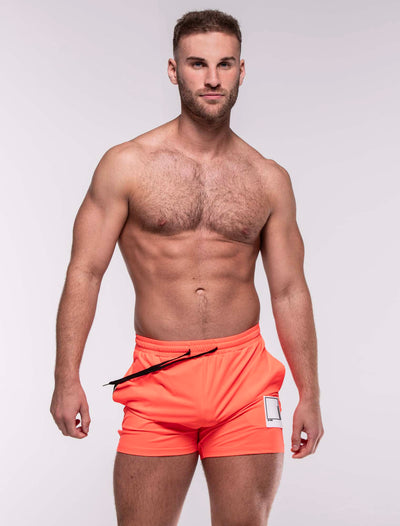 "The Fit" Sports Shorts - International Orange