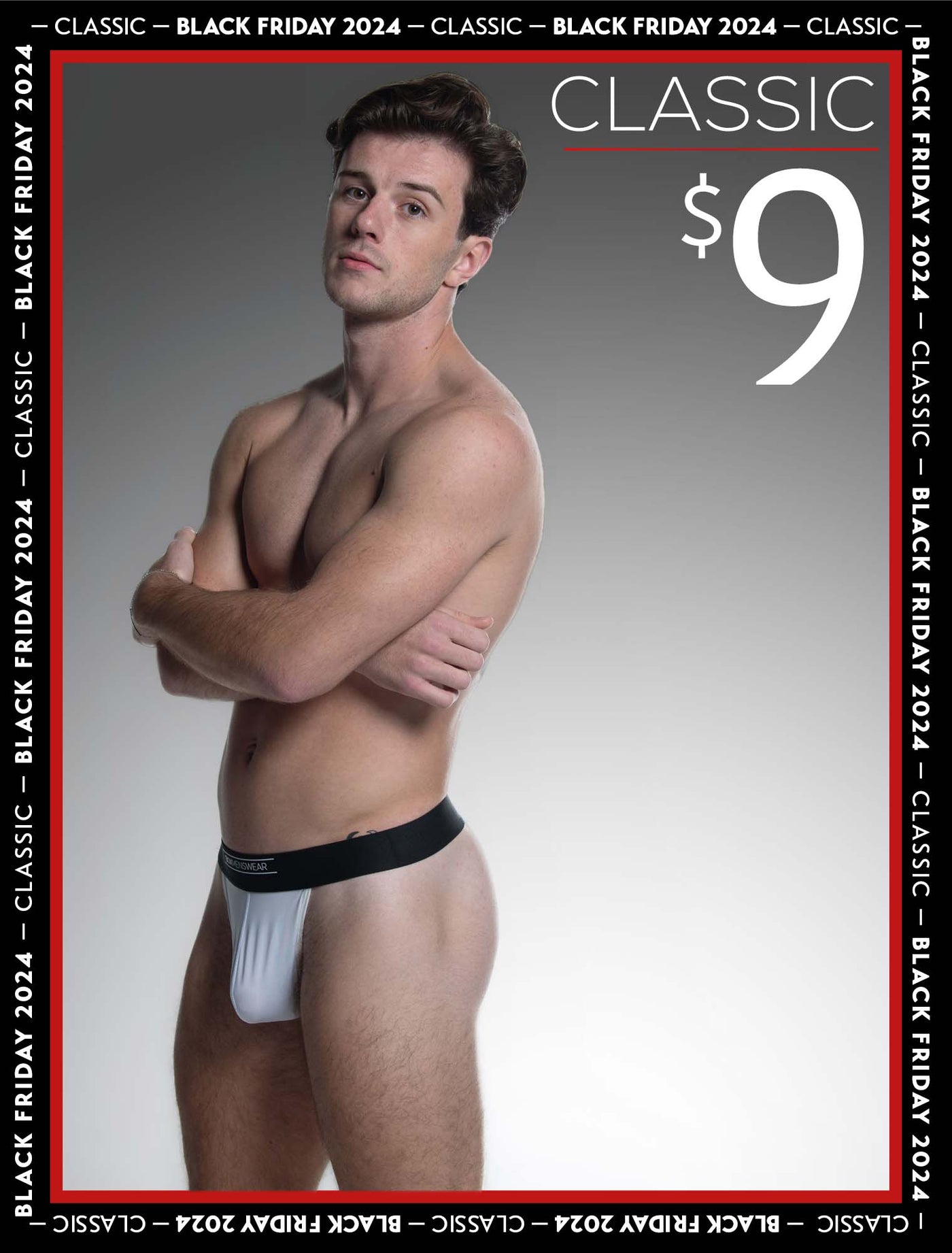 Mens Thong 3.0 - Transparent White