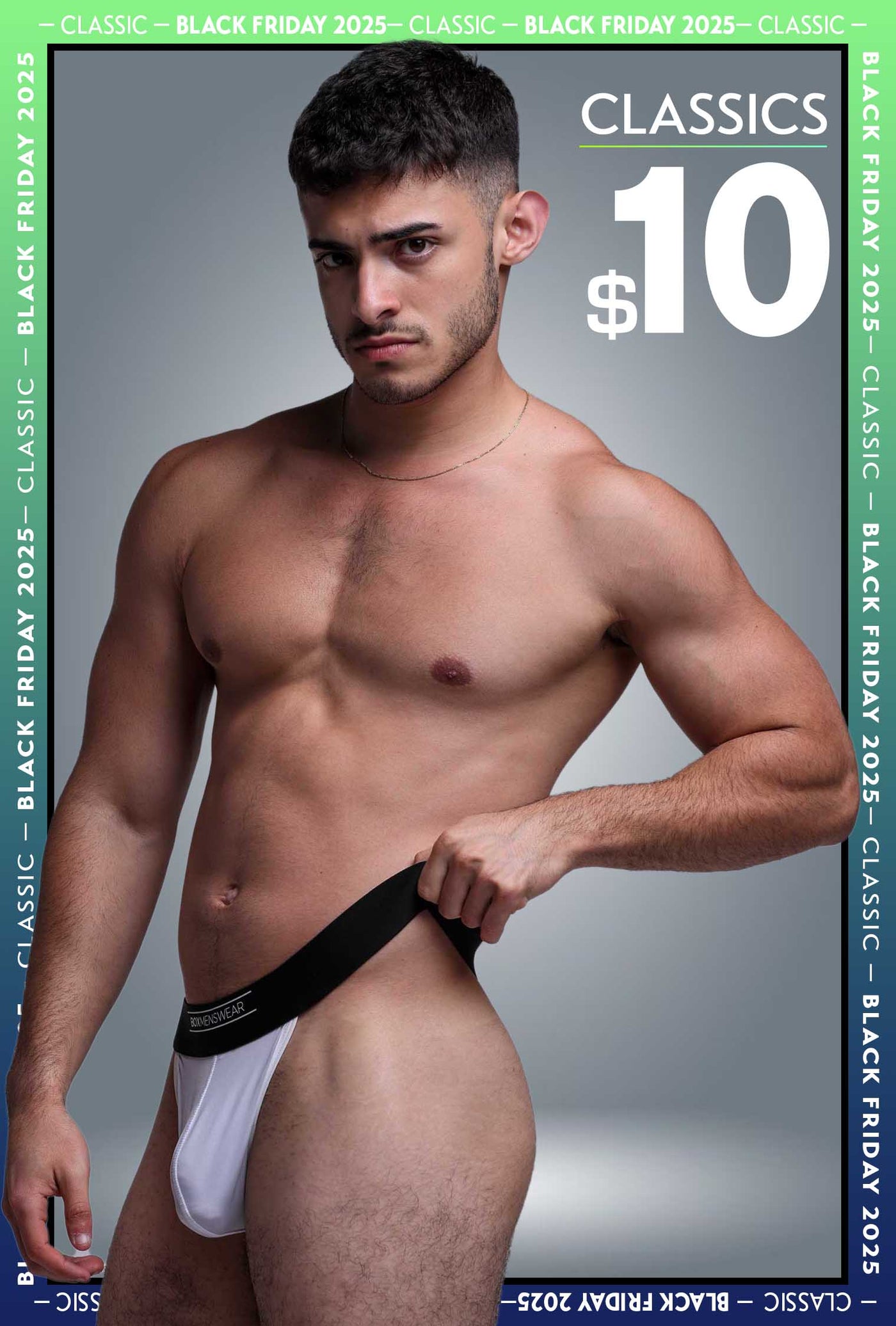 Mens Thong 3.0 - Transparent White