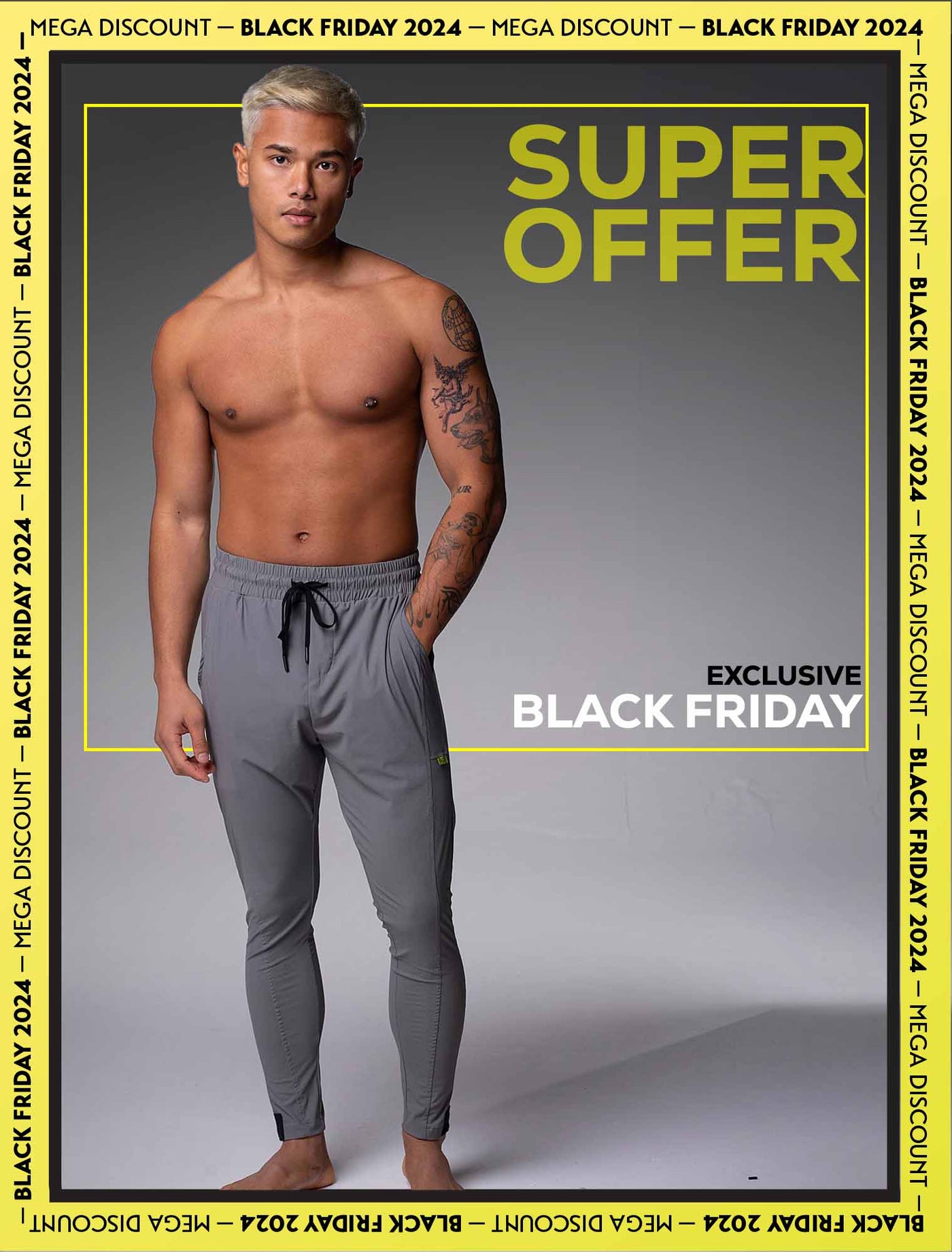 V2 Active Panelled Joggers - Slate Grey