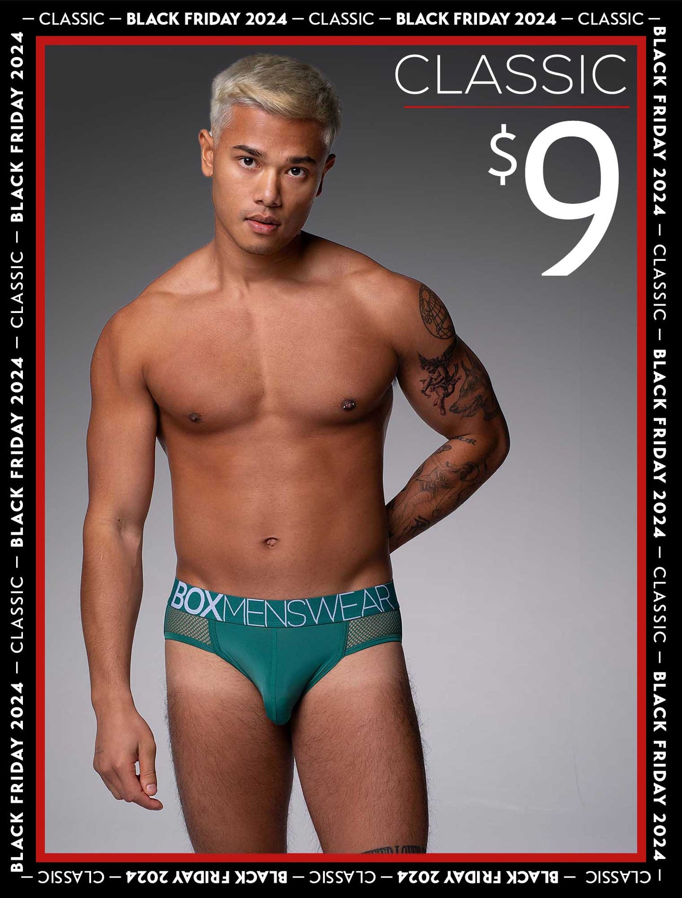 Totally Transparent Varsity Mesh Jockstrap - Evergreen