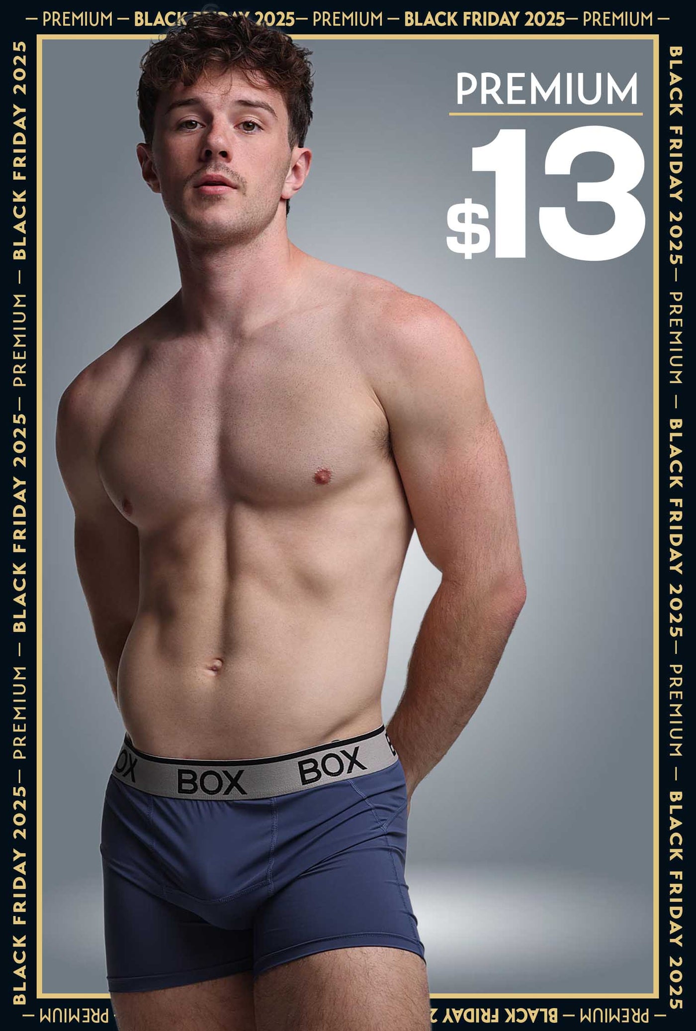 Mens Sports Boxers - Velocity Blue