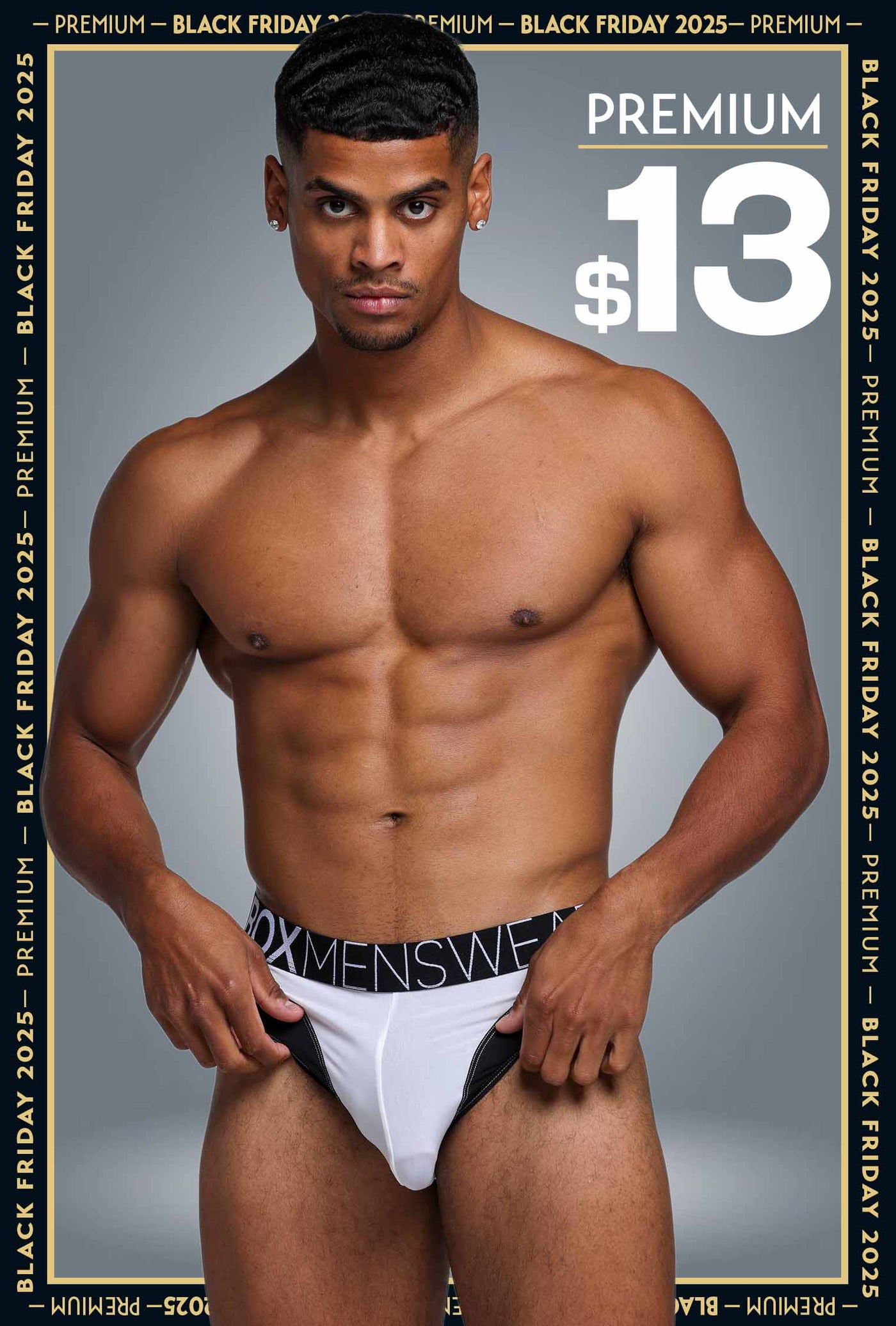 Prince Fit Briefs - White & Black