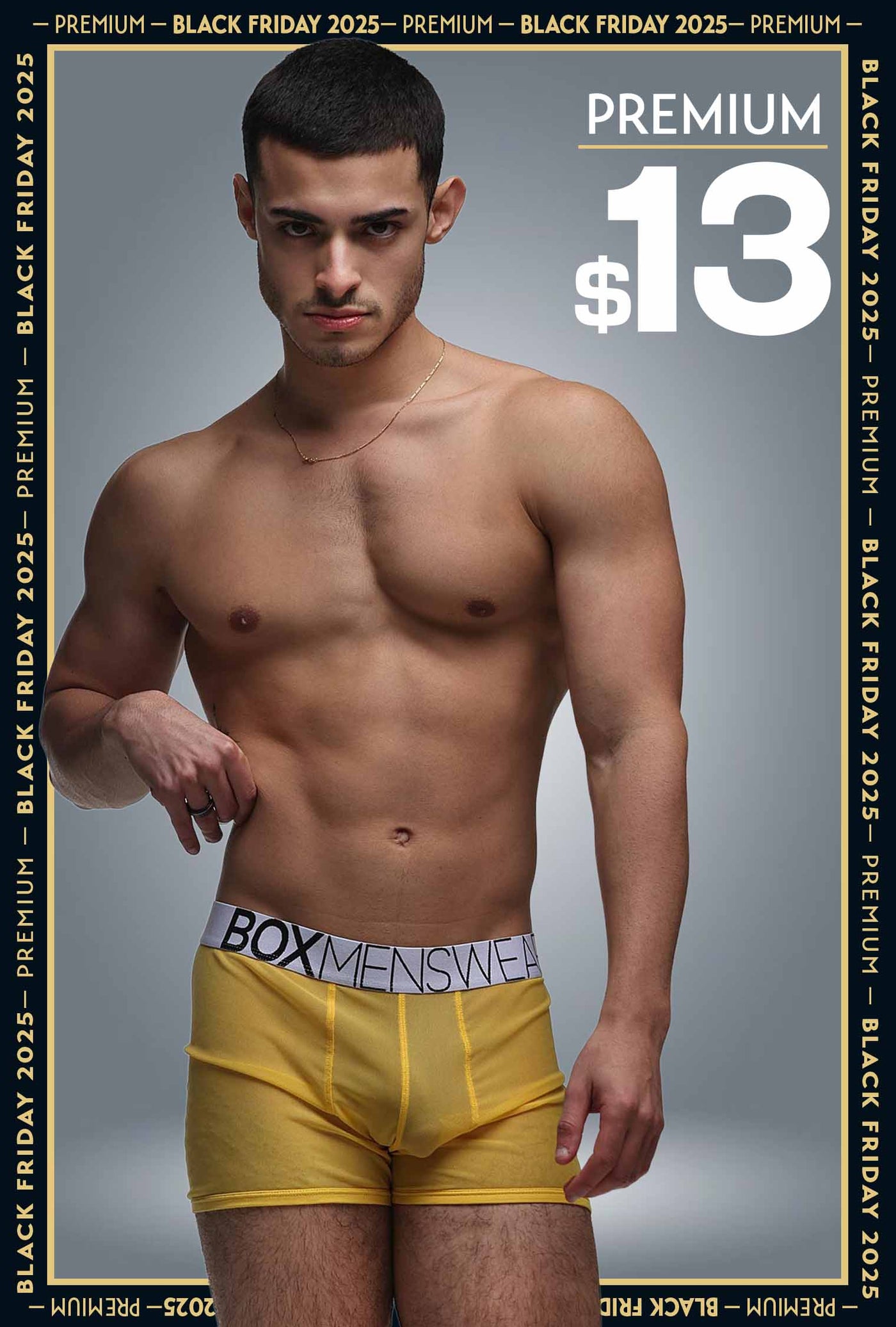 All Over Mesh Boxers - Mellow Yellow