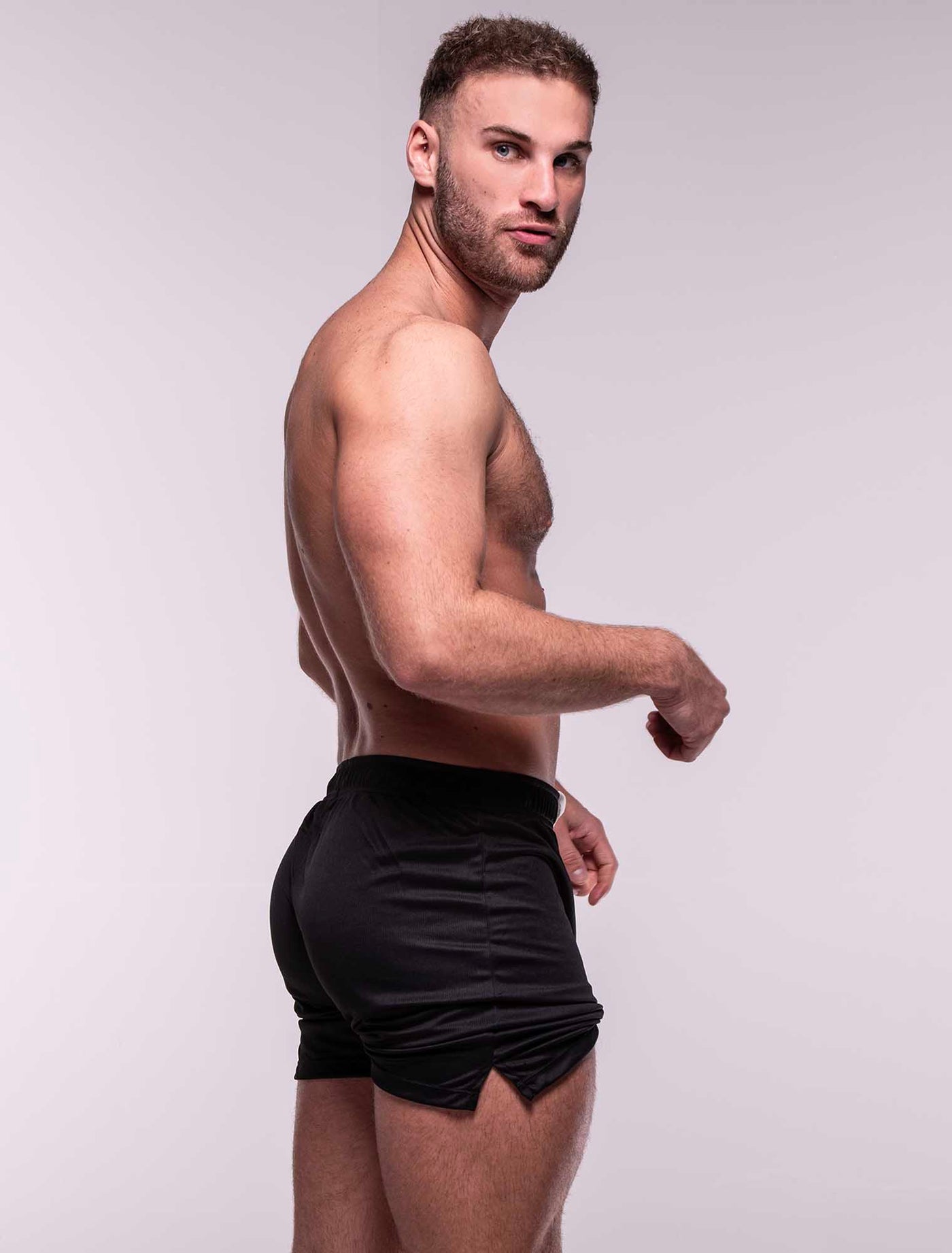 Men's Black Sports Shorts 2.0 – Box Menswear
