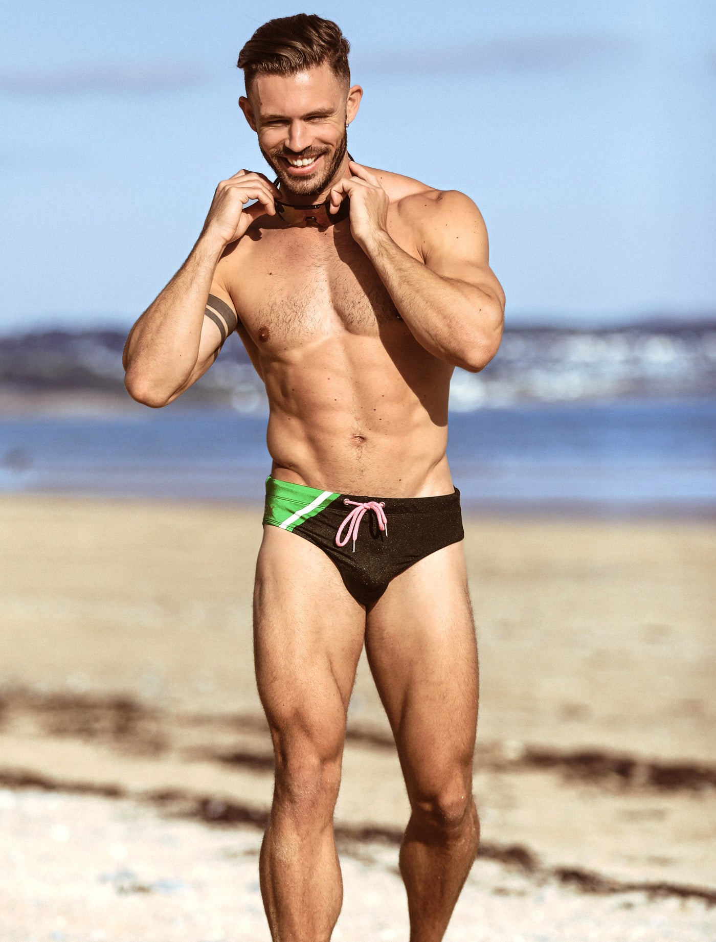 The Kute Edition: Swimming Trunks - Sea Glass Green