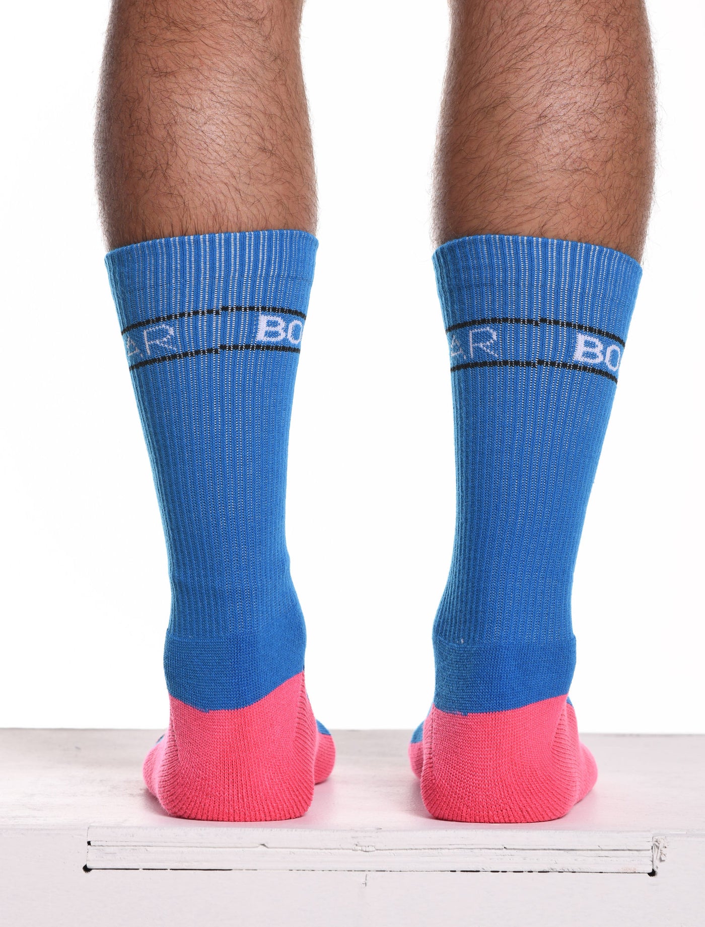 Paradise Peach & Blue - Lux Sports Socks