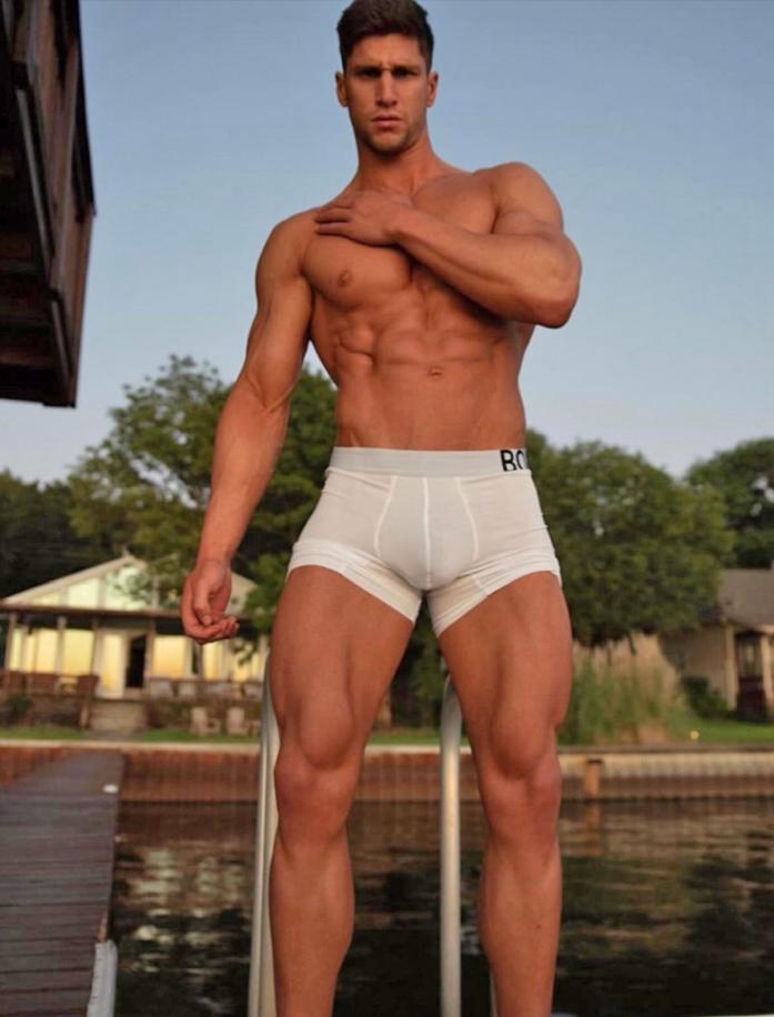 Kyle Hynick Boardwalk Lake Transparent White King Fit Boxers Bulge